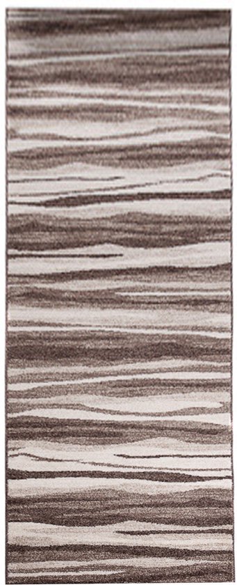 Esprit Home, modern laagpolig tapijt - loper van katoen voor woonkamer, hal, slaapkamer, Fresh Love, Camps Bay (80 x 150 cm, beige zand perzik