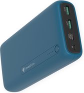 iMoshion® Oplaadbare 27.000 mAh Powerbank – Snellaadfunctie – USB, USB C & Micro USB - Blauw