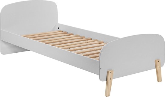 Vipack Bed Kiddy inclusief nachtkast - 90 x 200 cm - grijs