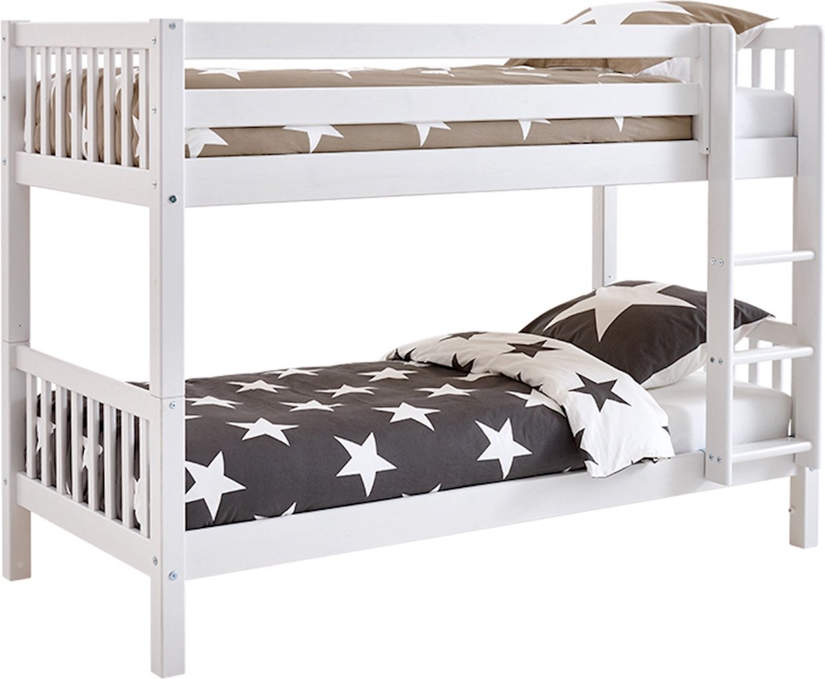 Flexworld Stapelbed Kris - 90 x 200 cm - wit
