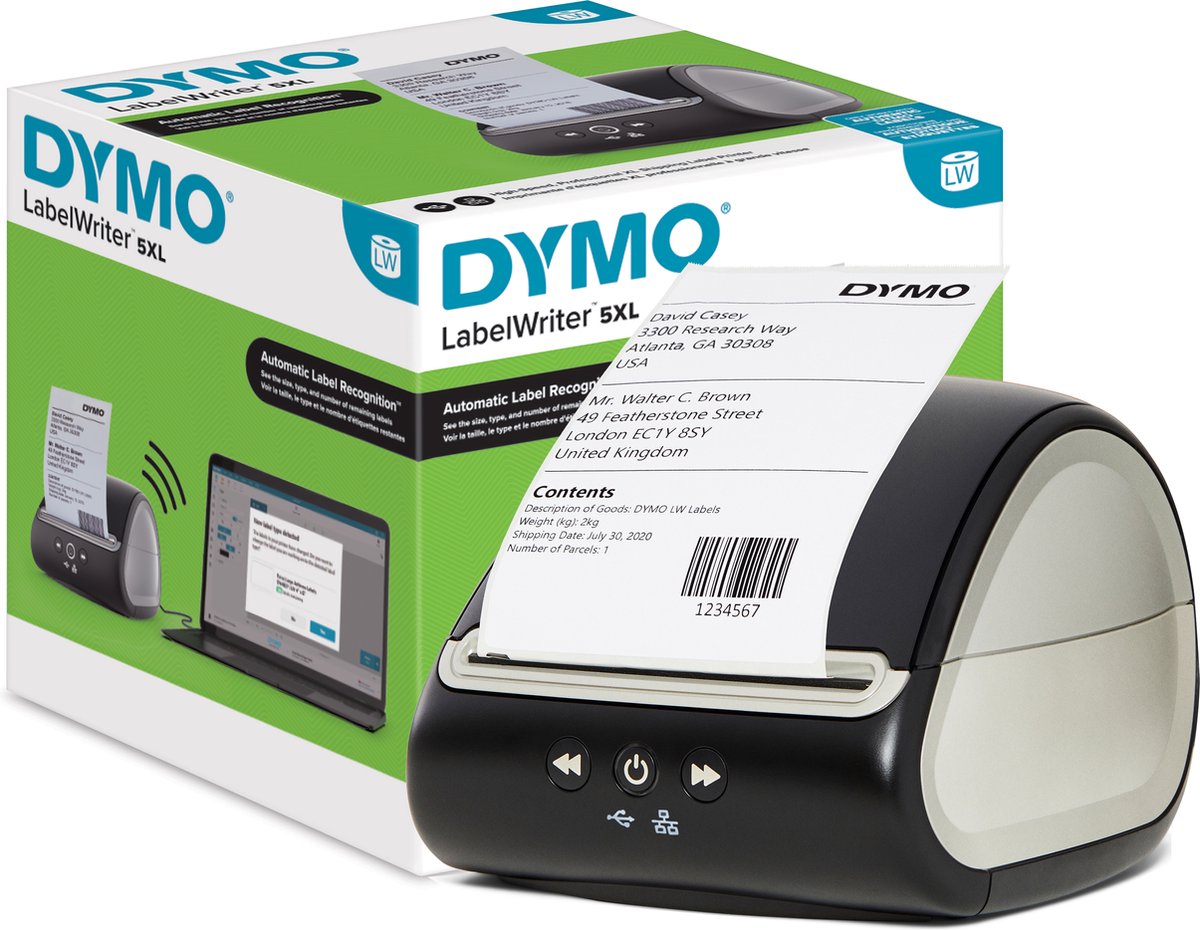 Dymo LabelWriter 5XL Imprimante d'étiquettes d'expédition