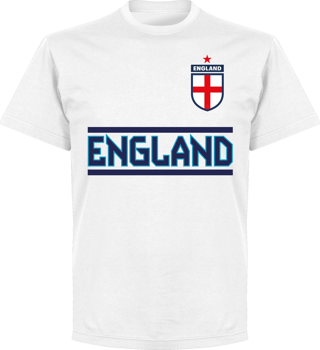 Engeland Team T-Shirt - Wit - 5XL