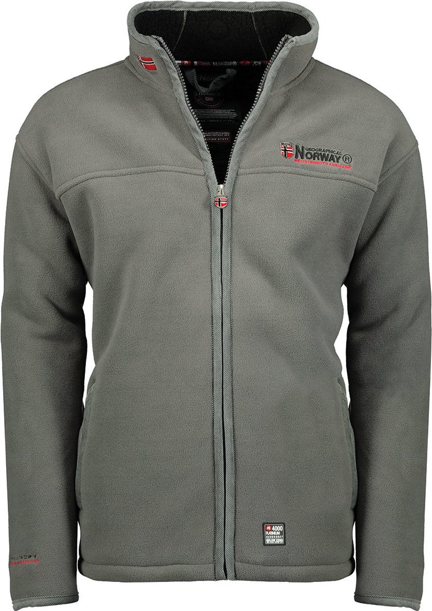 Fleece Vest Teddy Gevoerd Heren Grijs Geographical Norway - 3XL