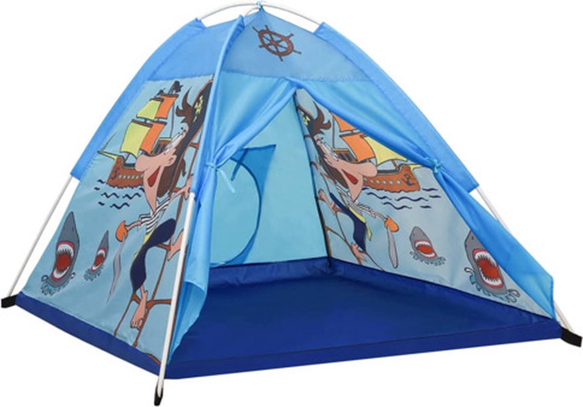 vidaXL Kinderspeeltent 120x120x90 cm blauw