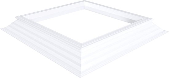 Costière PVC inclinée 16/20X 0800 x 0800 mm Attention ! Ouverture de toit = 1000 x 1000 mm