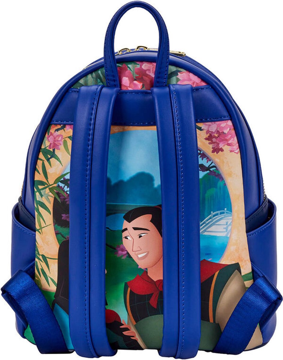 Disney Loungefly Backpack Mulan Castle Light Up bol