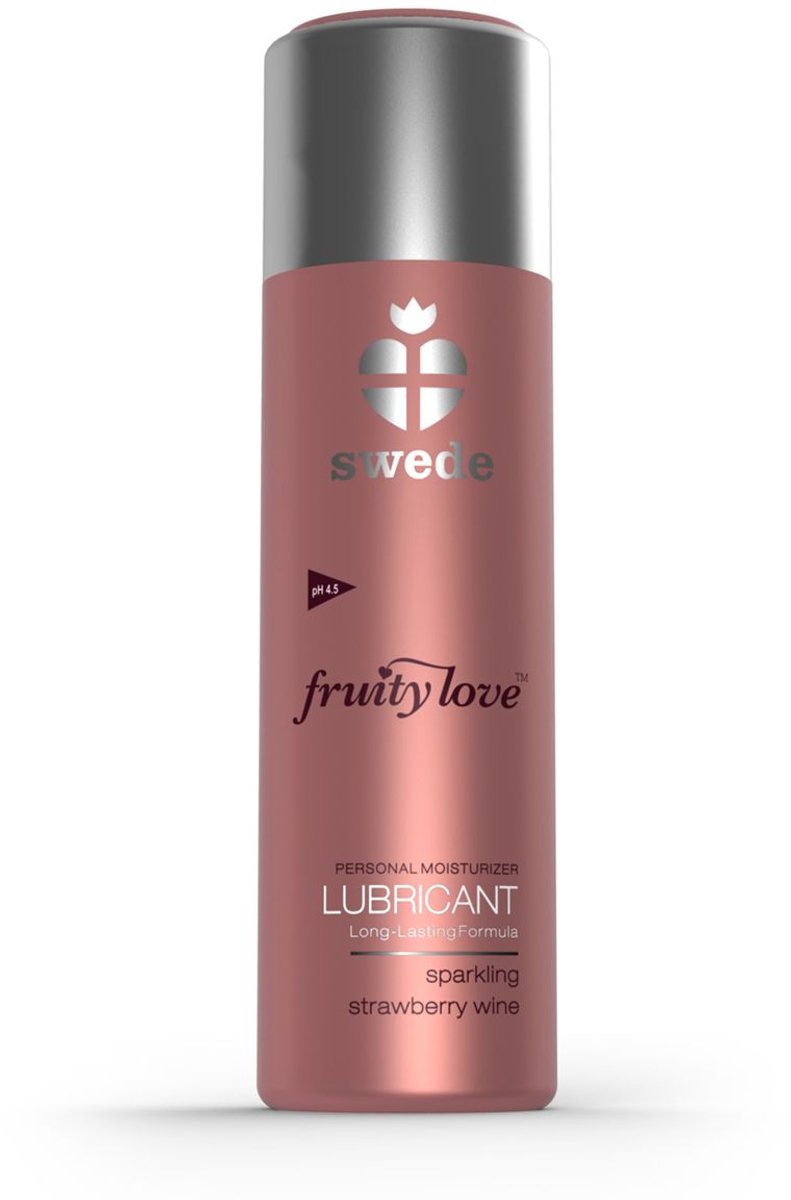 Goedkoopste Swede - Fruity Love Glijmiddel Aardbeienwijn 100 ml