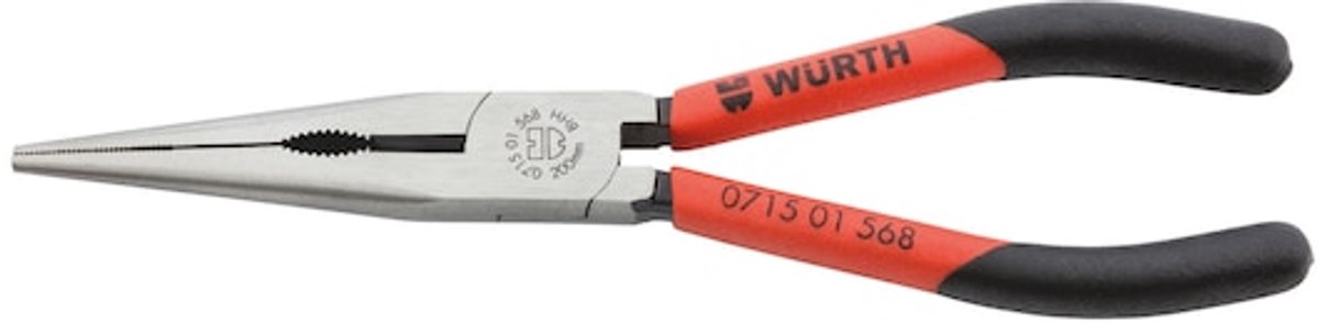Wurth - Telefoontang pvc antislipgreep - Telefoontang DIN ISO 5745