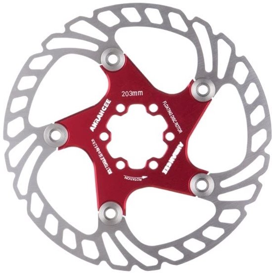 Dischi Freno Colorati Rotore Freno A Disco Ashima Ai2 - Il Più Leggero Al Mondo, 6 Colori, Misure 160mm E 180mm, Montaggio 6 Bolt Dischi Freno Mtb