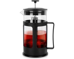 Cafetiere Glas 1 l - French Press Koffiezetapparaat - Koffiemaker - Koffie - Koffiepot - Theepot