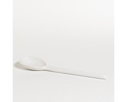 The Table atelier - opscheplepel - 25 cm - keramiek - handgemaakt - wit