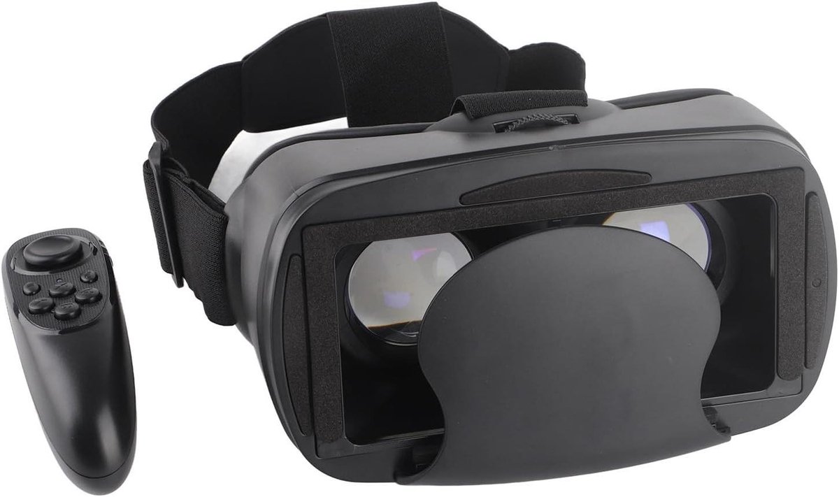VR Headset VRG Pro 3D, Blauwe Licht Oogbescherming 3D VR Virtual Reality Bril met Afstandsbediening voor Mobiele Telefoon