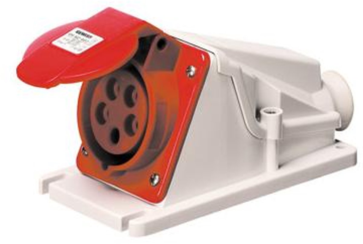 Gewiss GW62486 wandcontactdoos Geel