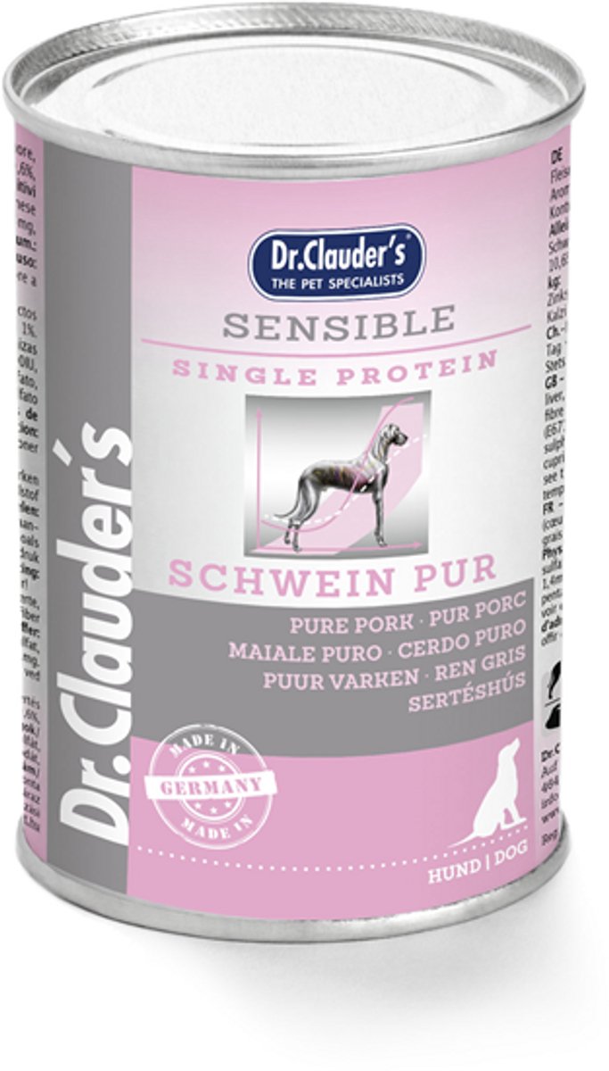 Dr Clauder's Geselecteerd Vlees Verstandig 6x400g - Zalm & Aardappel