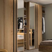 Vandol I Armoire universelle 2 portes, finition chêne Sonoma, blanc