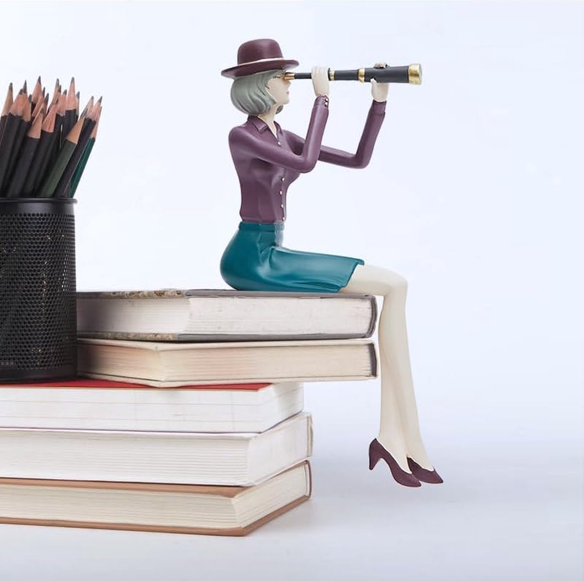 Amoy-Art Modern Standbeeld Figuur Abstract Decor Lezen Man Sculptuur Kunst Voor Huis Cedeau Giftbox Resin 23cmH Amoy-Art Modern Standbeeld Figuur Abstract Decor Lezen Man Sculptuur Kunst Voor Huis Cedeau Giftbox Resin 23cmH