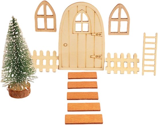 Frasheng Wichteltür Zubehör Set 34PCS