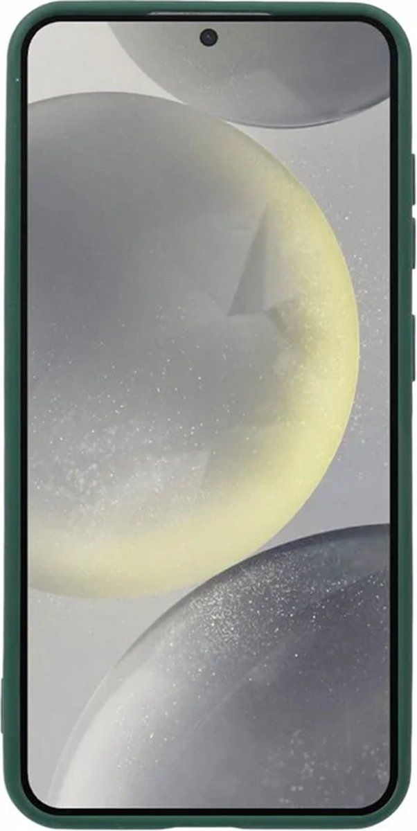 Phonesta Basic MagSafe Back Cover hoesje voor Samsung Galaxy S24 - Transparant/Groen