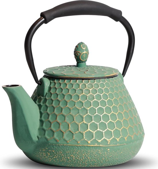 Japanse Thee Theepot Prachtige Pruim en Bamboe Geschilderde Serie Gietijzeren Ketel Kokend Water Set met Zeef Ketel Theepot kopen vanaf een prijs van 26