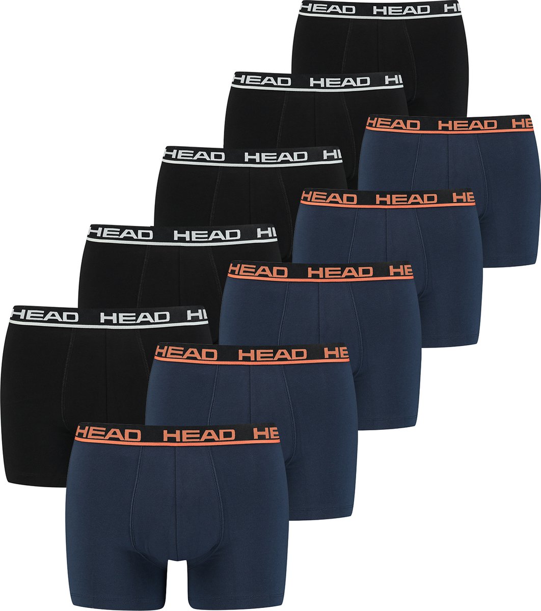 BOXERS Set van 10 HEAD Basic Boxers Boxershorts voor heren