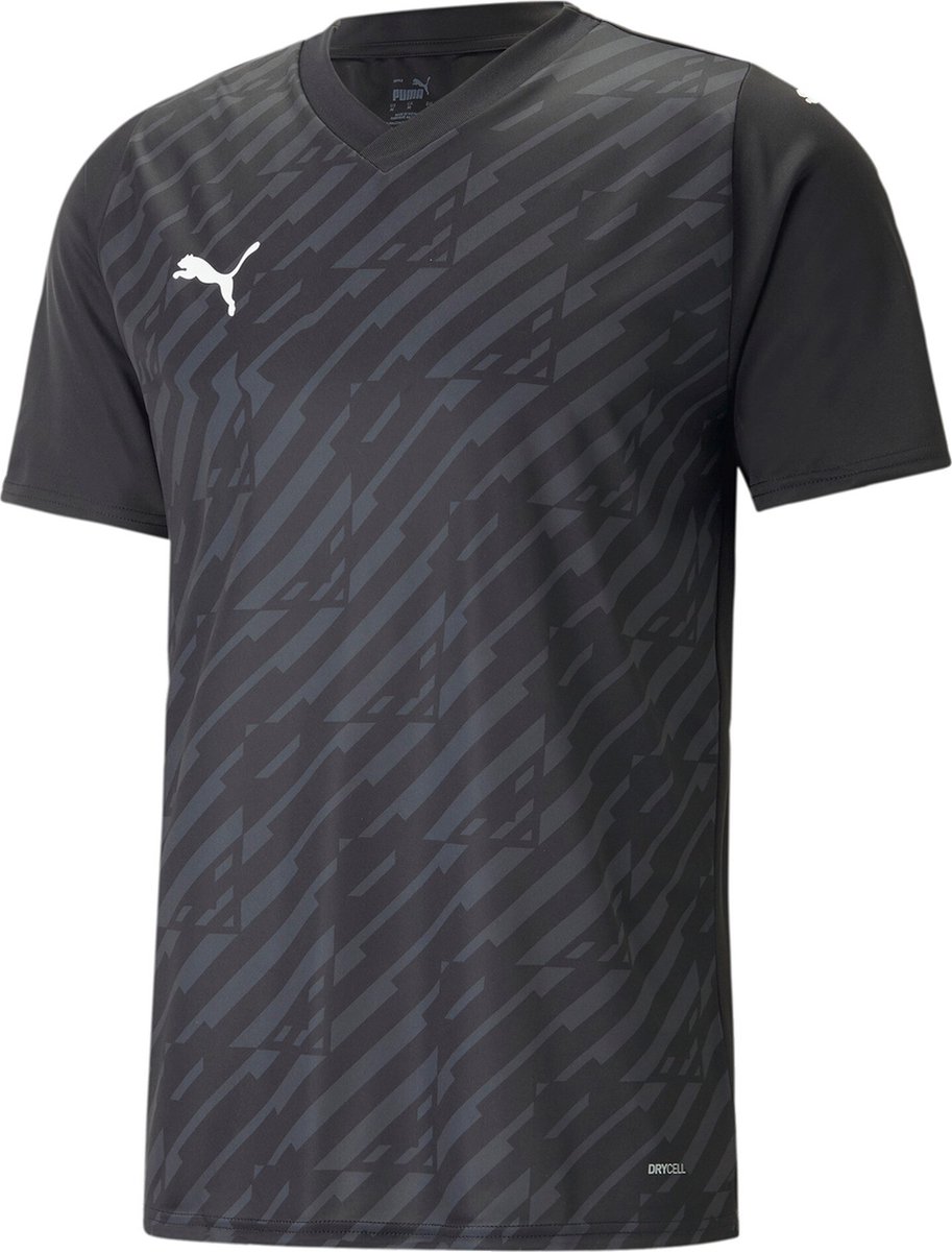 Puma Team Ultimate Shirt Korte Mouw Heren - Zwart | Maat: L