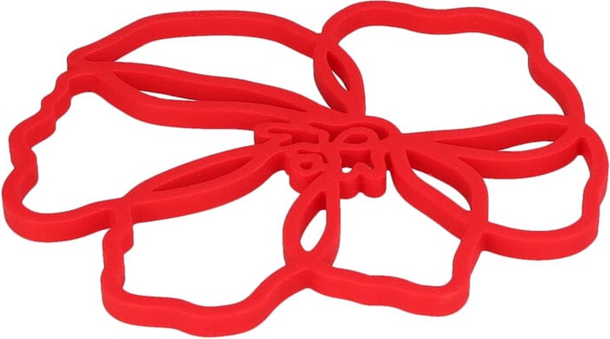 Tools2Cook - Siliconen Onderzetter Poppy Red
