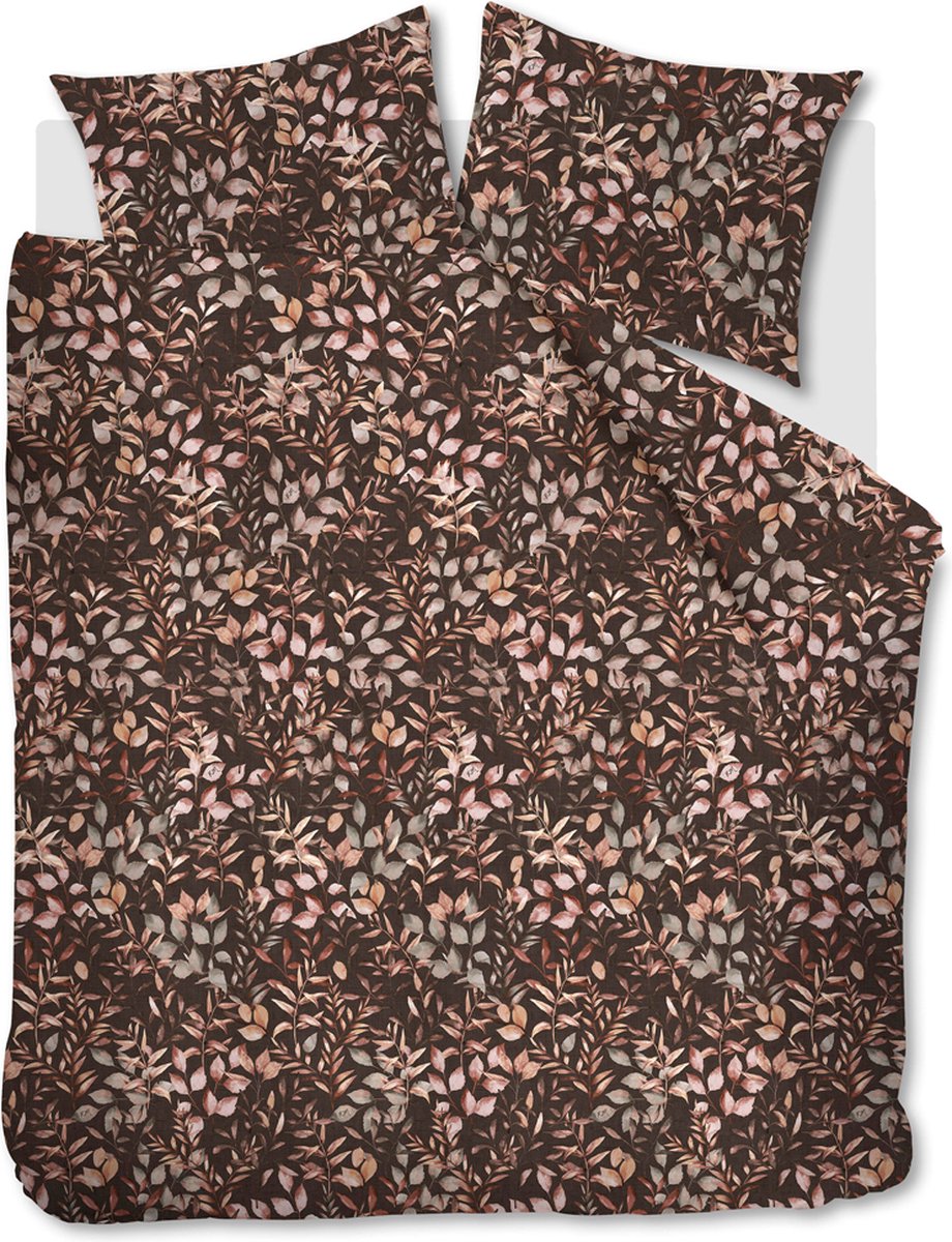 Riviera Maison Faded Fall dekbedovertrek - Tweepersoons - 200x200/220 - Bruin