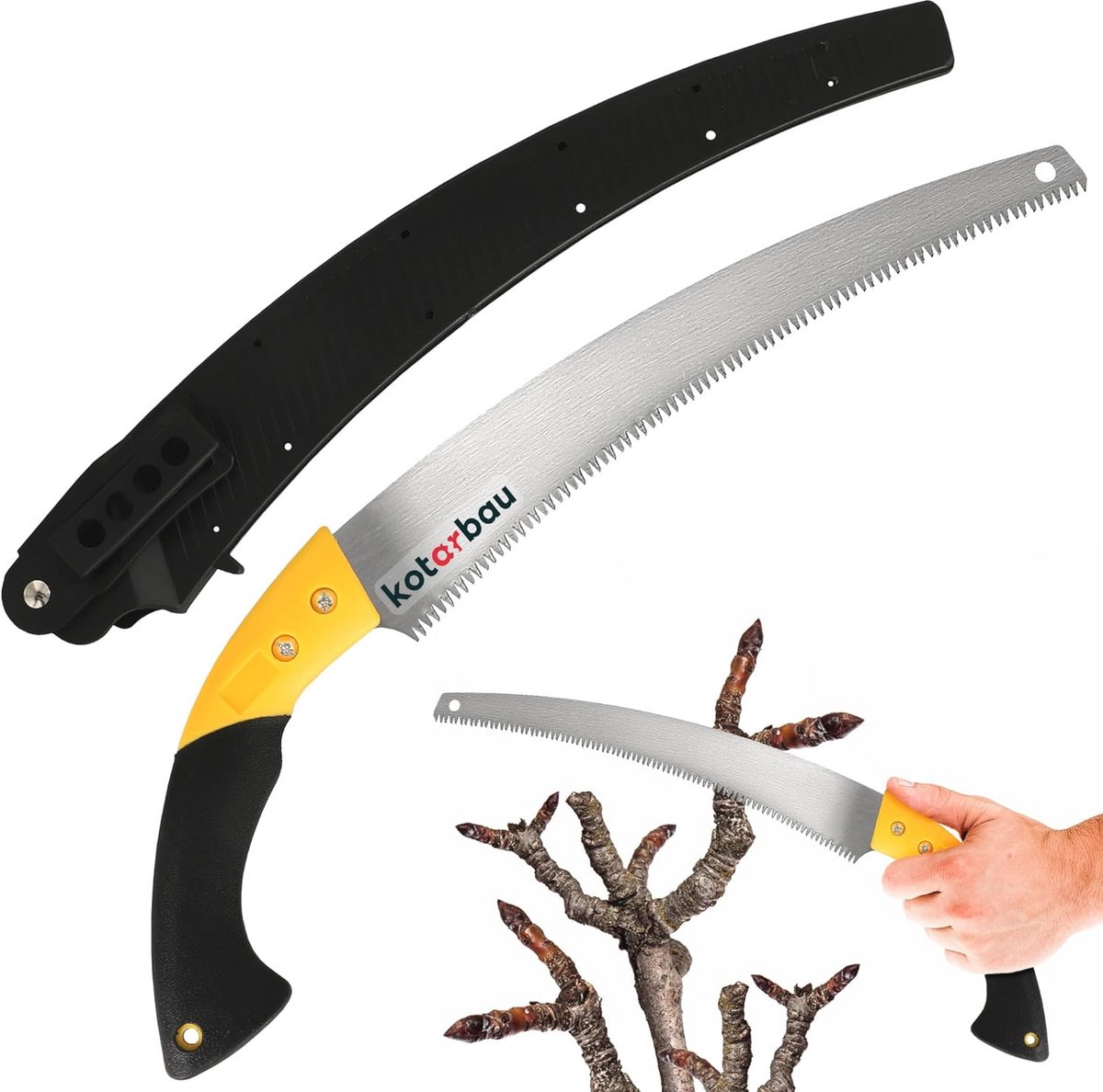 Handzaag voor Takken en Bomen - 320 mm Tuinzaag voor Efficiënt Houtzagen