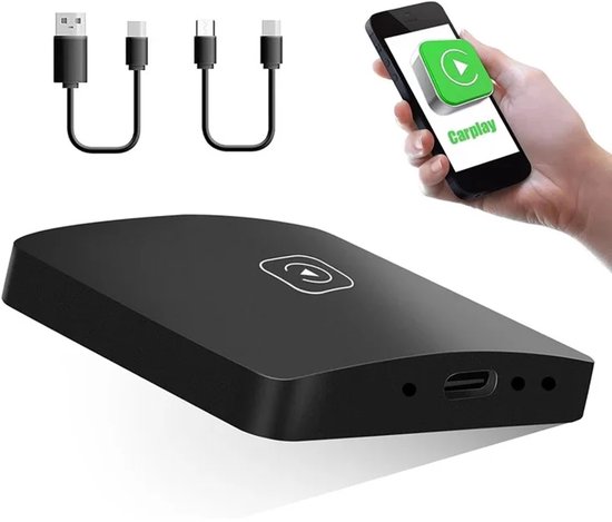 Adaptateur CarPlay Sans Fil - Connecte Ton IPhone à L'autoradio CarPlay Filaire - Plug & Play, Connexion Automatique