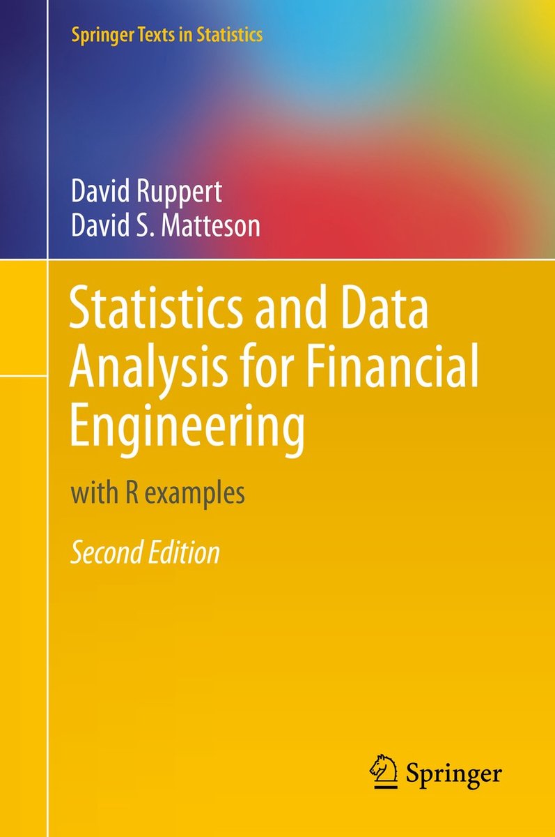 Omslag van Statistics and Data Analysis for Financial Engineering
