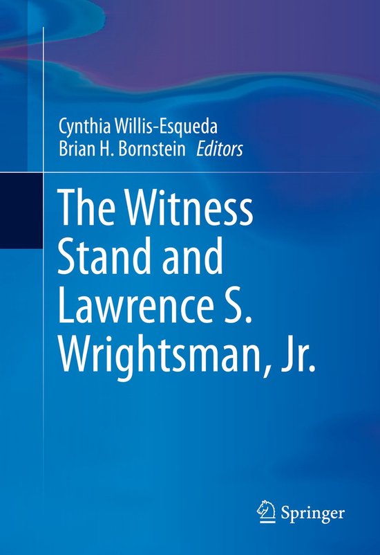 The Witness Stand and Lawrence S Wrightsman Jr - cover
