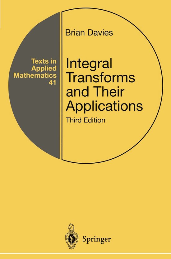 Integral Transforms And Their Applications - cover
