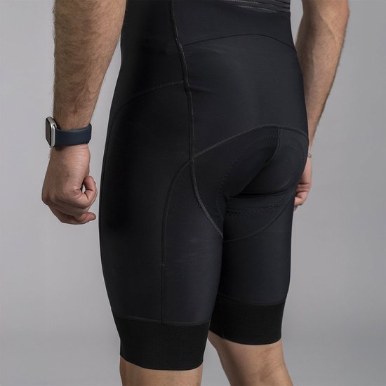 BIORACER Icon - Fietsbroek met Bretellen Zomer - Heren - Zwart - Ademend & Compressief - Maat M — afbeelding 5