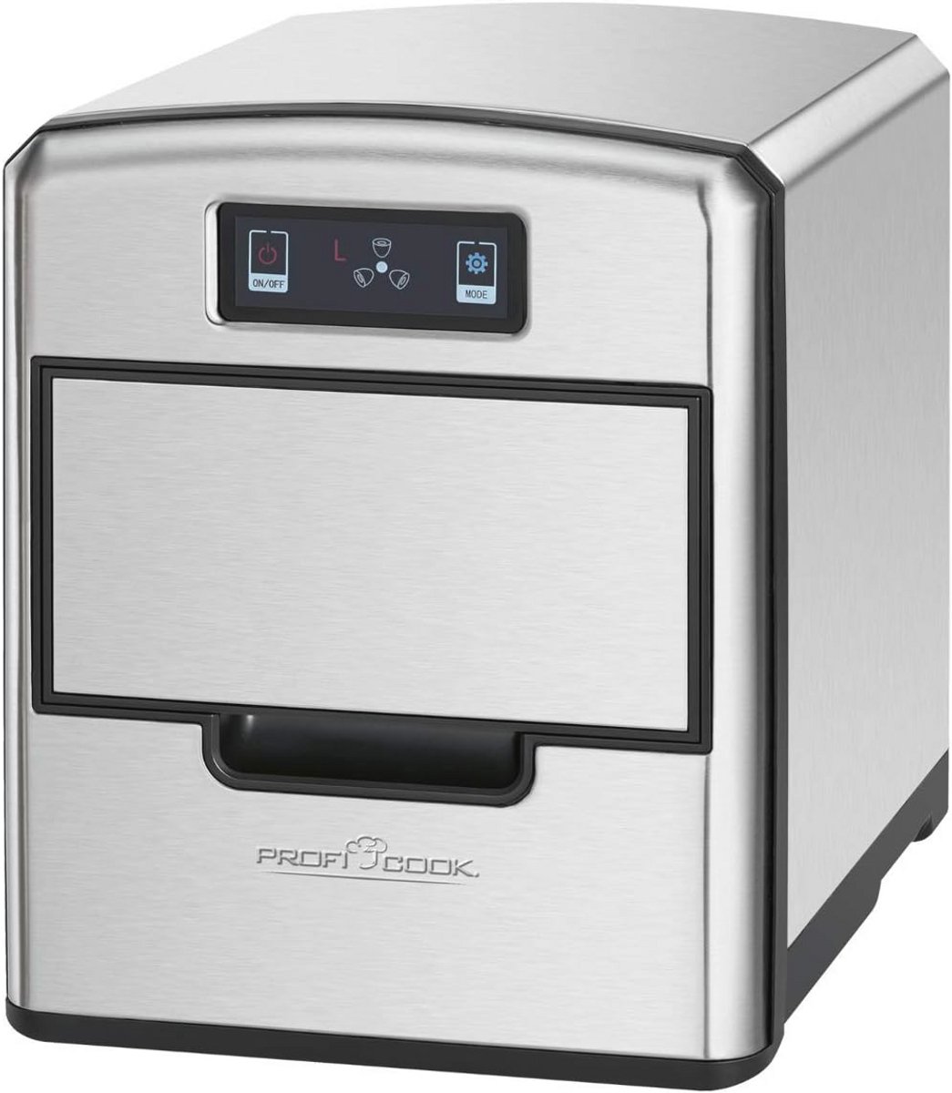 Elektrische IJsblokjesmaker met Sensor-Touch Bediening - Maak IJsblokjes in Slechts 10 Minuten, 3 Maten en 1,7 Liter Reservoir