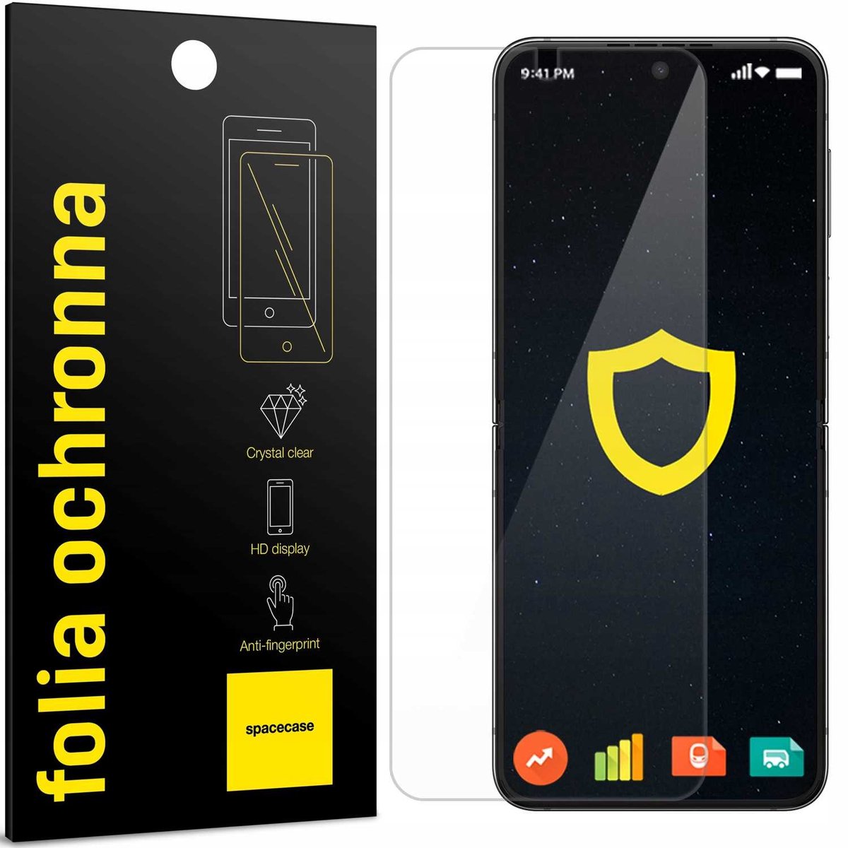 Spacecase Hydrogel Van Gehard Glas Voor Samsung Galaxy Z Flip 6