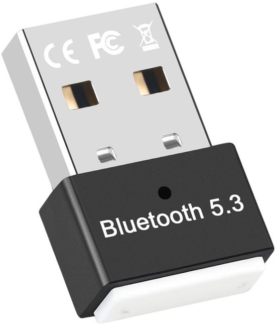 2 in 1 USB Bluetooth 5.0 Transmitter and Receiver - Range up to 15 Meters - Wireless Audio Adapter - Wireless Transmitter & Receiver for TV / PC / Car / Headphones / Speaker | Return Sale