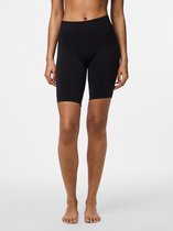 Pieces Dames Short Lange Pijp Zwart - Maat S/M