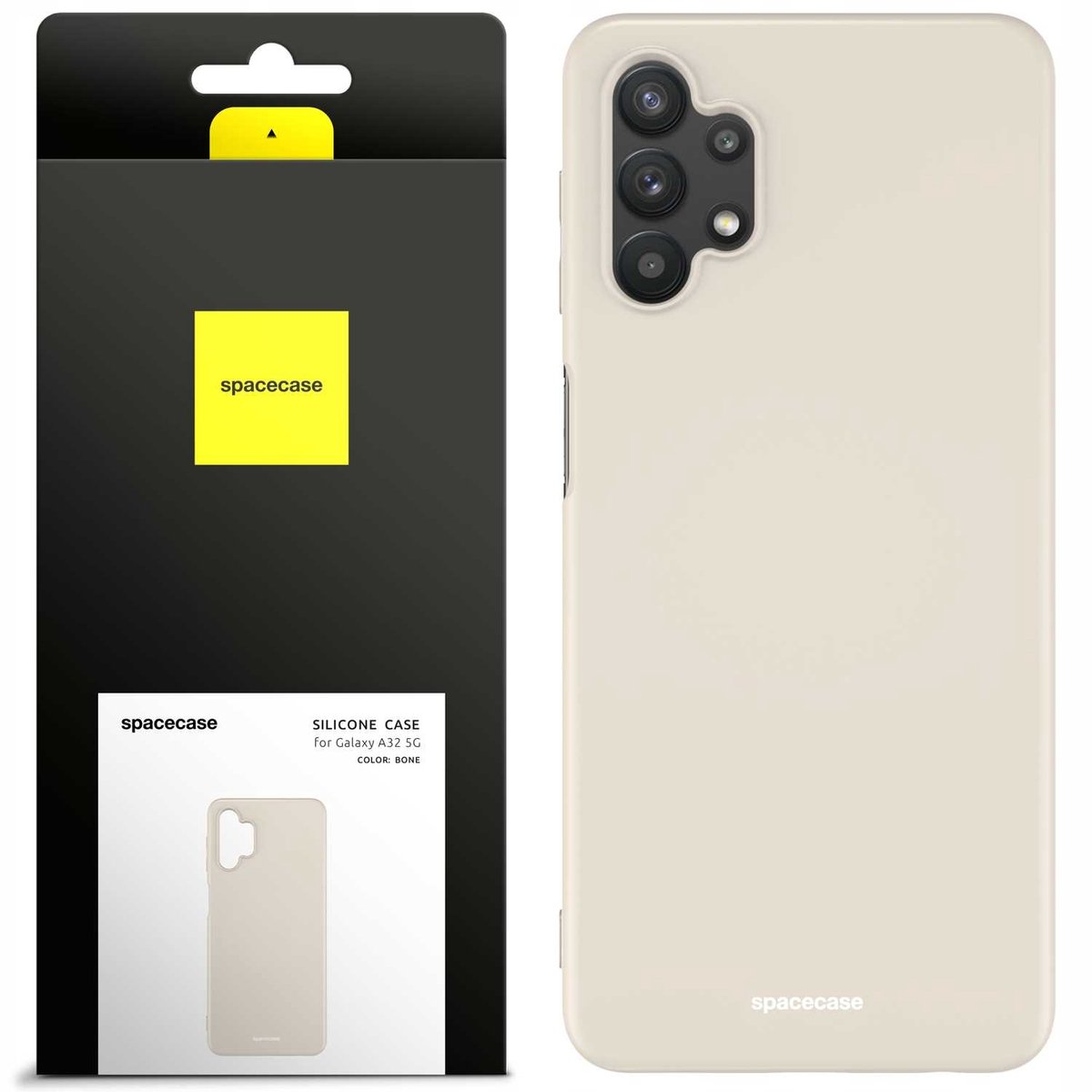 Spacecase Siliconen Hoesje Voor Galaxy A32 5G Bone