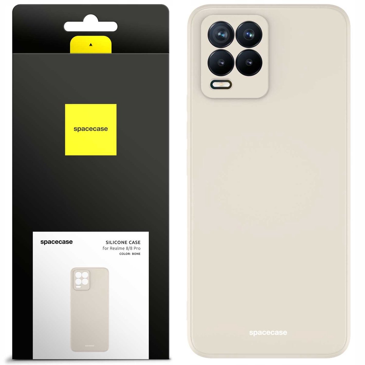 Spacecase Siliconen Case Voor Realme 8 8 Pro Case Cover