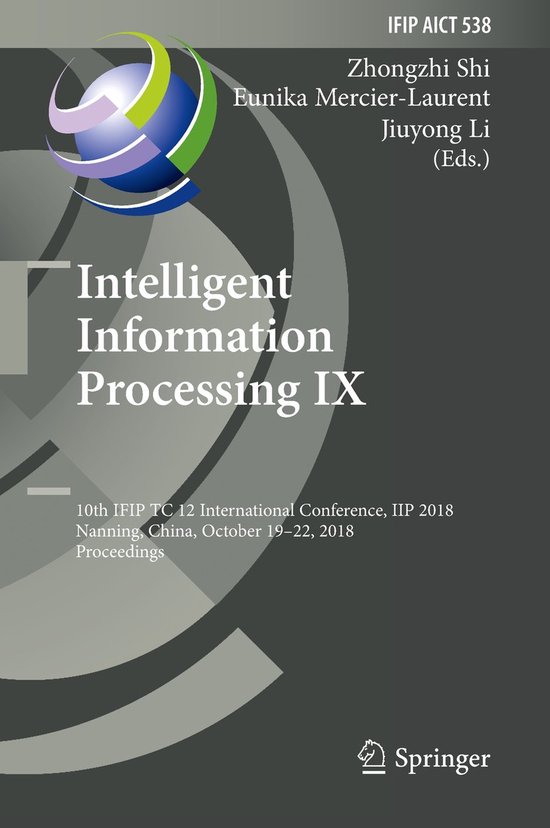 Intelligent Information Processing IX - cover