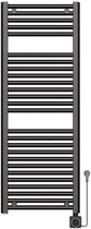 Bol.com Elara elektrische radiator Smart WiFi 1185 x 45 cm -Gunmetal aanbieding