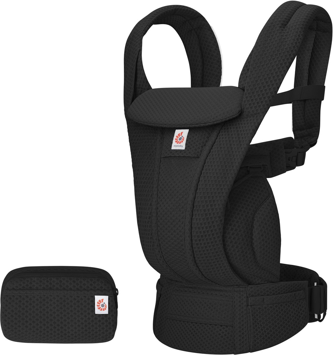 Ergobaby Omni Deluxe Mesh Draagzak - Onyx Black