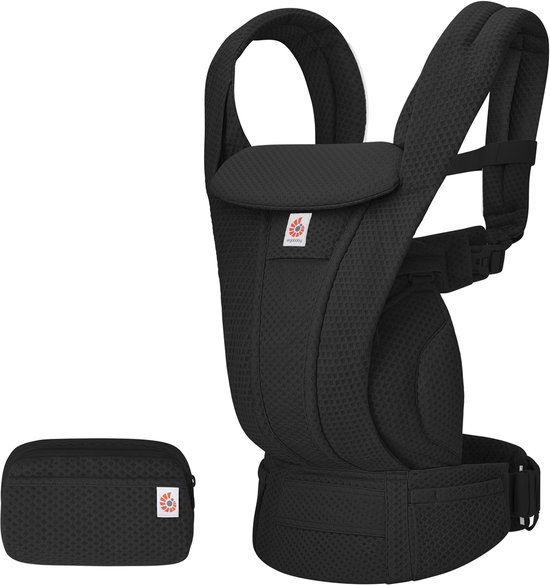 Ergobaby Omni Deluxe Mesh Draagzak - Onyx Black