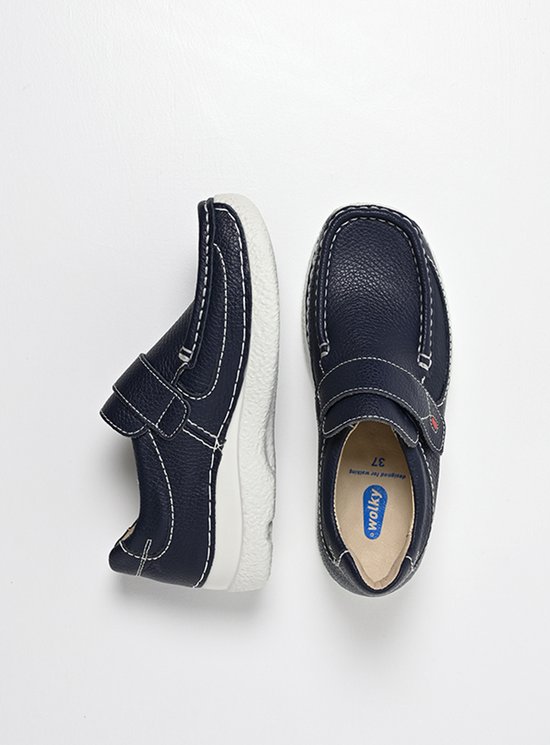 Chaussures à enfiler Wolky pour femme 06221 Roll Strap Blauw