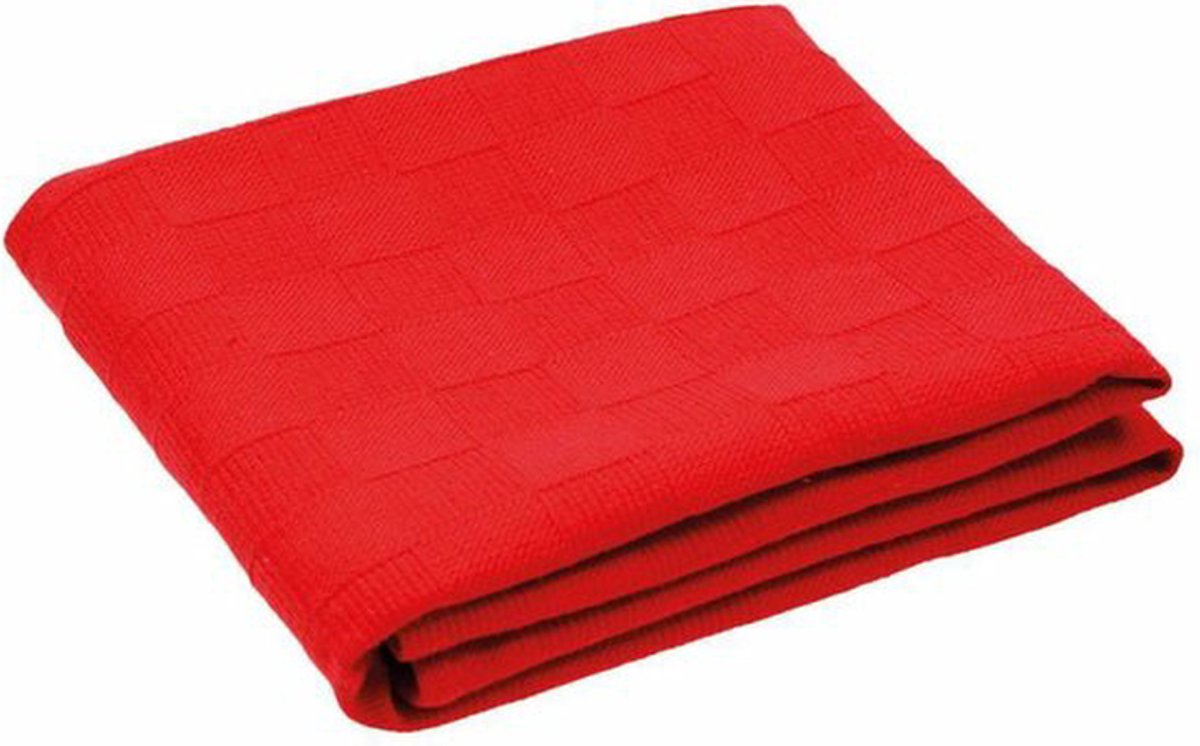 Arowell - Theedoek Keukendoek - Rood - 10 stuks