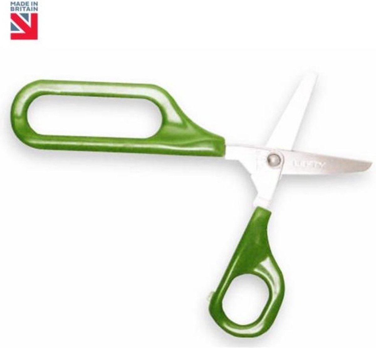 Schaar Easi-Grip met 1 grote en 1 kleine vingergreep Stomp (Links)