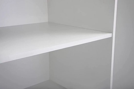 Schuifdeurkast LARA 01 – 2-deurs kledingkast met spiegel, legplanken en kledingroede – modern design – 150x200x61 cm - LARA 01 (Sonoma + Wit)