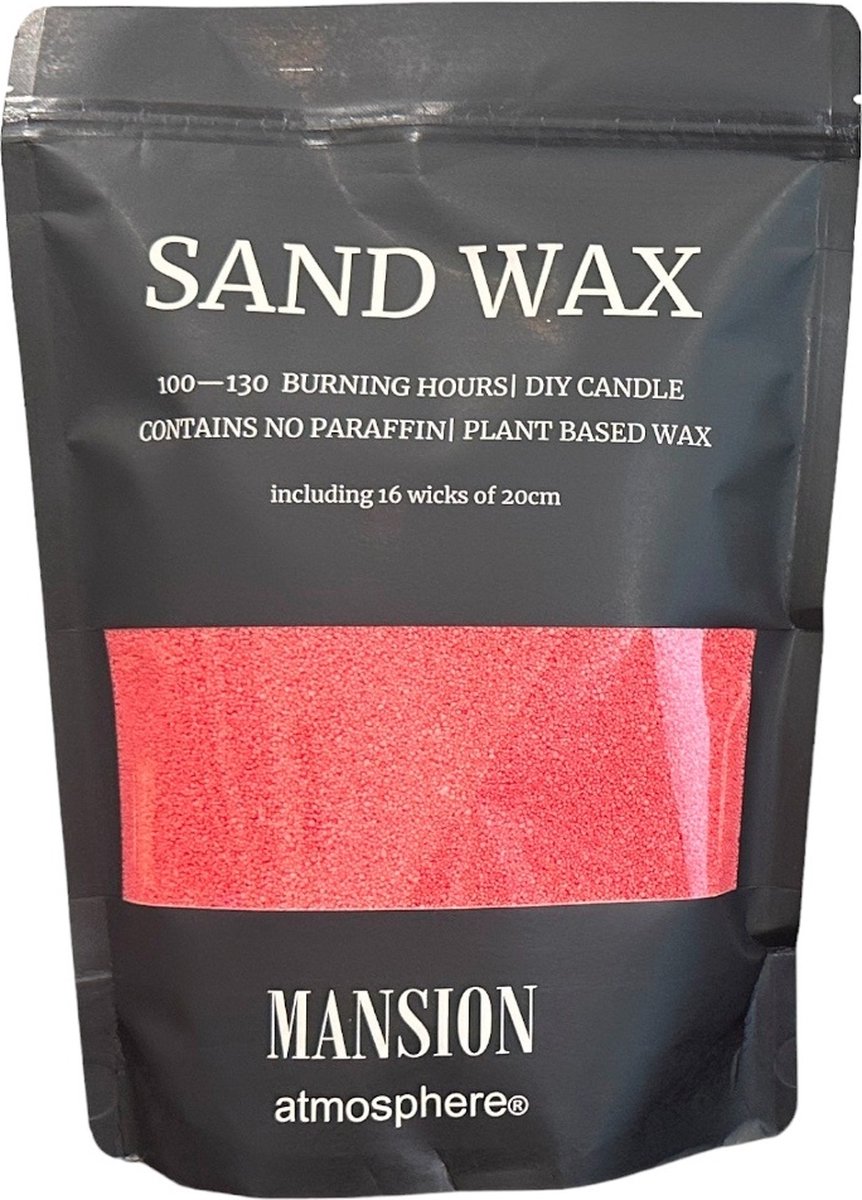Mansion atmosphere Sand Wax Rood 500g