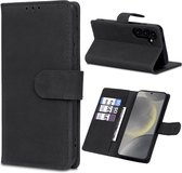 Étui Casemania pour Samsung Galaxy S25 - Gris anthracite - Étui en cuir