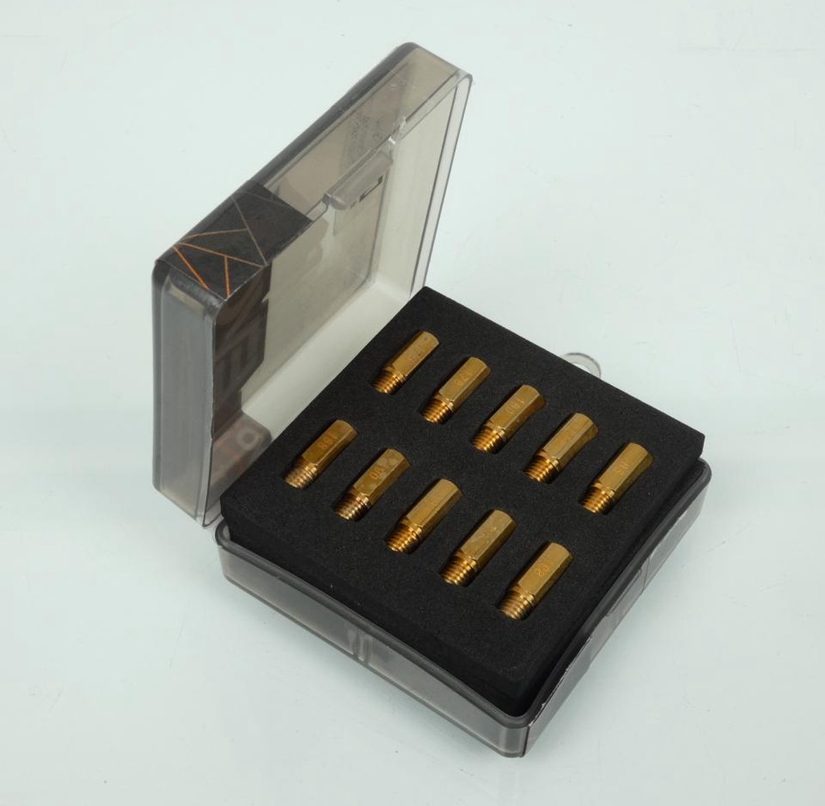 doos met 10 hoofdsproeiers pwk 175 t/m 198 evok voor nieuwe kea motoren